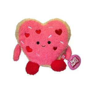 BumBumz Valentines Casie Sugar Cookie Heart 7.5" SweetBumz Plush NEW 2024